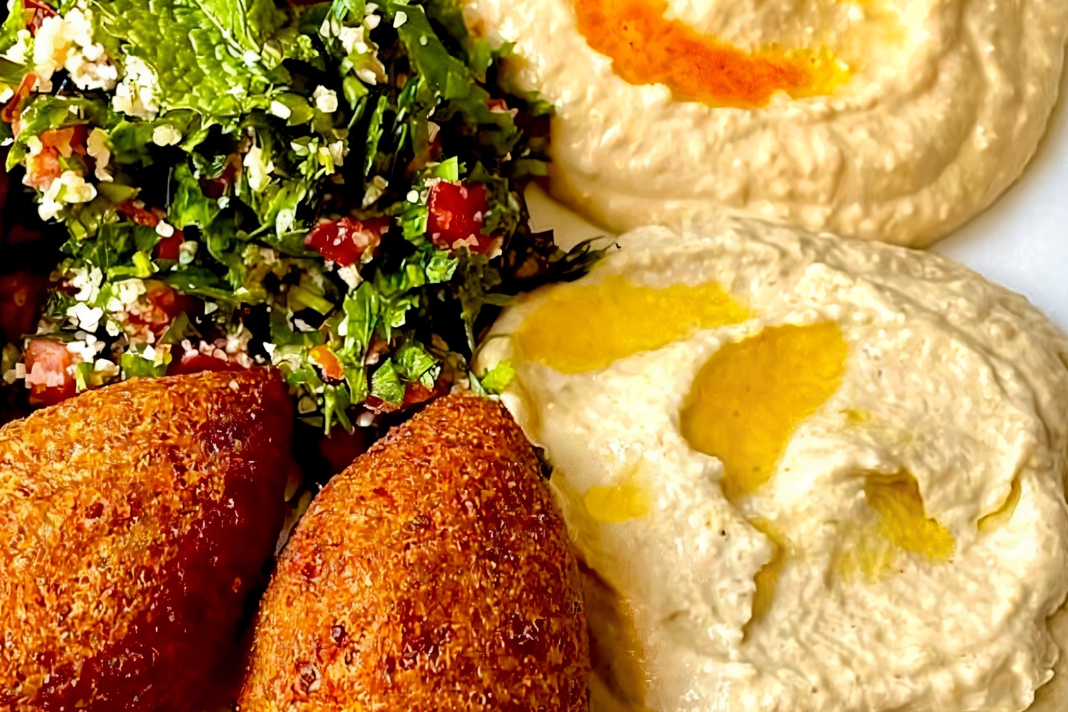 Syrian and Lebanese food at Hommus Falafel Poble Nou